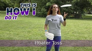 Disc Dog Floater Toss  Andrea Rigler [upl. by Noirb]