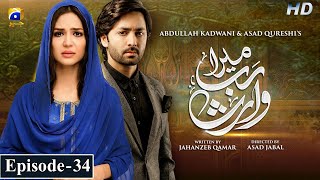 Mera Rab Waris Ep 34  Danish Taimoor  Madiha Imam [upl. by Teuton141]