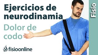 Ejercicios neurodinámicos para el dolor de codo [upl. by Anneis541]