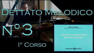 Dettato Melodico n3  I Corso  N Poltronieri [upl. by Shulamith87]