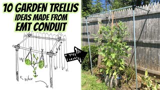 10 DIY Trellis Projects That ANYONE Can Make [upl. by Philander59]