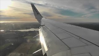 Ryanair Boeing 737800  London Stansted to Oslo Rygge Full Flight [upl. by Kati]