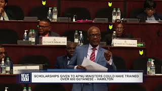 SCHOLARSHIPS GIVEN TO APNU MINISTERS COULD HAVE TRAINED OVER 600 GUYANESE – HAMILTON [upl. by Pedrick853]