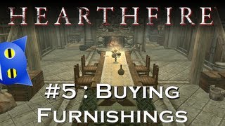 Lets Play Skyrim  Hearthfire  5  Buying Furnishings From The Steward [upl. by Yeniar898]