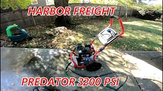 Harbor Freight Pressure Washer  Startup [upl. by Bryce]