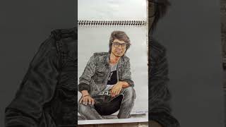 Famous youtuber Sourabh Joshi drawing song bollywood newsong music tseries tseries art music [upl. by Adoree]