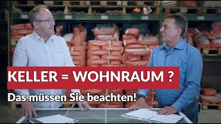 Keller zum Wohnraum ausbauen  Das müssen Sie beachten bevor Sie anfangen [upl. by Thorndike]