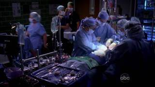 Greys Anatomy 6x11 quotBlinkquot  Cristinas Solo Surgery HD [upl. by Killie]