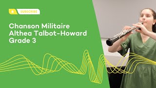 Chanson Militaire Althea TalbotHoward  Grade 3 Oboe [upl. by Rus]