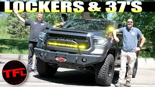 Is This The Best Toyota Tundra Overlander You Can Build This One Has Lockers 37s and TWO Winches [upl. by Siubhan]