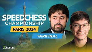 YARI FİNAL  Hikaru Nakamura Vs Alireza Firouzja  Speed Chess Championship 2024 [upl. by Lednahs]