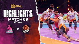 Match Highlights Jaipur Pink Panthers vs Puneri Paltan  January 13  PKL Season 10 [upl. by Urbas]