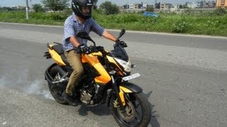 Bajaj Pulsar 200 NS Road Test And Detailed Review [upl. by Ecnal]