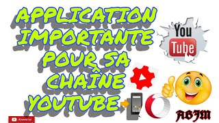 LES APPLICATIONS NÉCESSAIRES POUR GÉRER SA CHAÎNE YOUTUBE SUR MOBILE2020 [upl. by Adev]