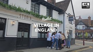 Radlett Village Drive 4K  ENGLAND [upl. by Nairod]