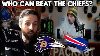 Tom amp Perna Get Into HEATED Debate over Ravens and Bills Grossi Perna Show [upl. by Nahshun749]