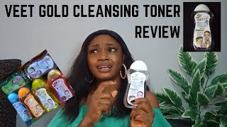 VEET GOLD TONER REVIEW PRICE TYPES PROS amp CONS For acne pimples blackheads and blemishes [upl. by Anyehs]