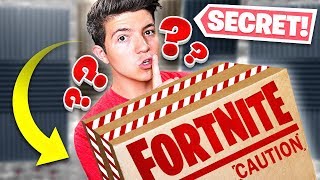 Unboxing A Secret Fortnite Package from Epic Games [upl. by Ellett]