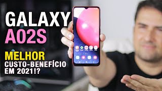 SAMSUNG GALAXY A02S SMARTPHONE COM MELHOR CUSTOBENEFÍCIO EM 2021 [upl. by Cia215]