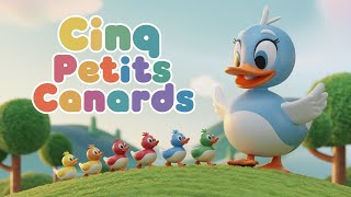 Cinq Petits Canards 🦆 Coin coin   Chansons pour Enfants  Bebefinn français👶Chansons pour Enfants [upl. by Ivah]