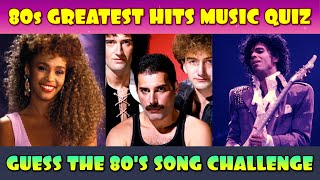 Can You Guess These 25 Popular 80s Songs [upl. by Lucine87]