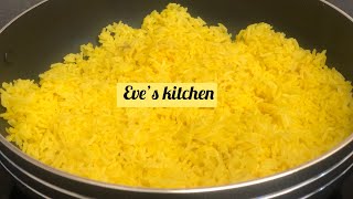 Easy way of cooking turmeric rice [upl. by Ramedlaw408]