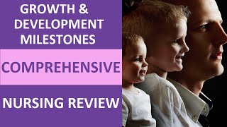 Growth amp Development Milestones and Stages COMPREHENSIVE Pediatric Nursing NCLEX Review [upl. by Jp]