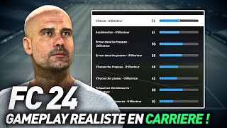 FC24  COMMENT AVOIR UN GAMEPLAY RÉALISTE EN CARRIÈRE MANAGER  SLIDERS [upl. by Magna]