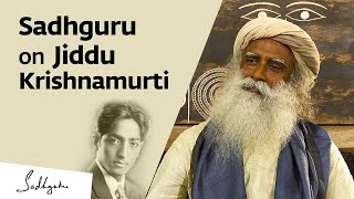 Sadhguru on Jiddu Krishnamurti amp His Life [upl. by Zehc]